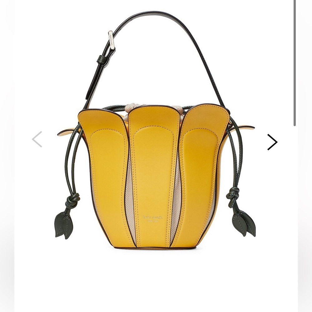 NEW Kate Spade Yellow Tulip Handbag